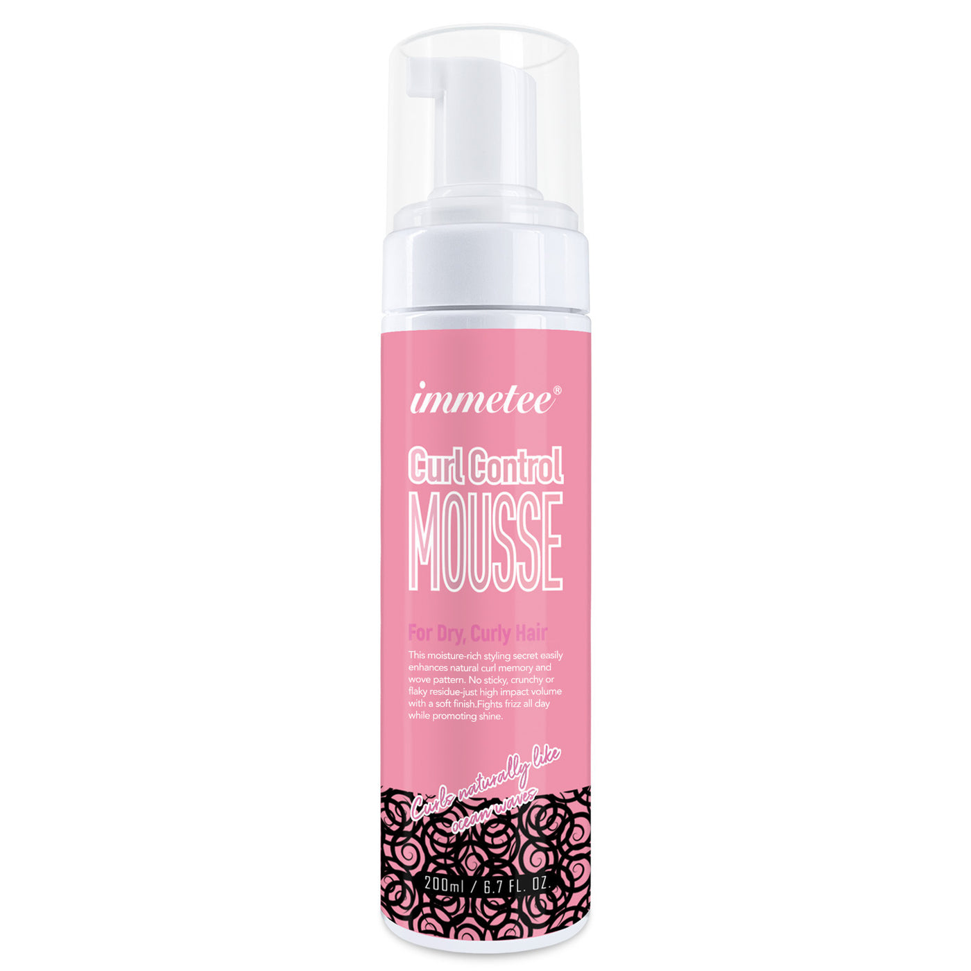 Curly Hair Shaping Mousse Moisturizing And Scalding Hair Care Elastin Bubble Mousse