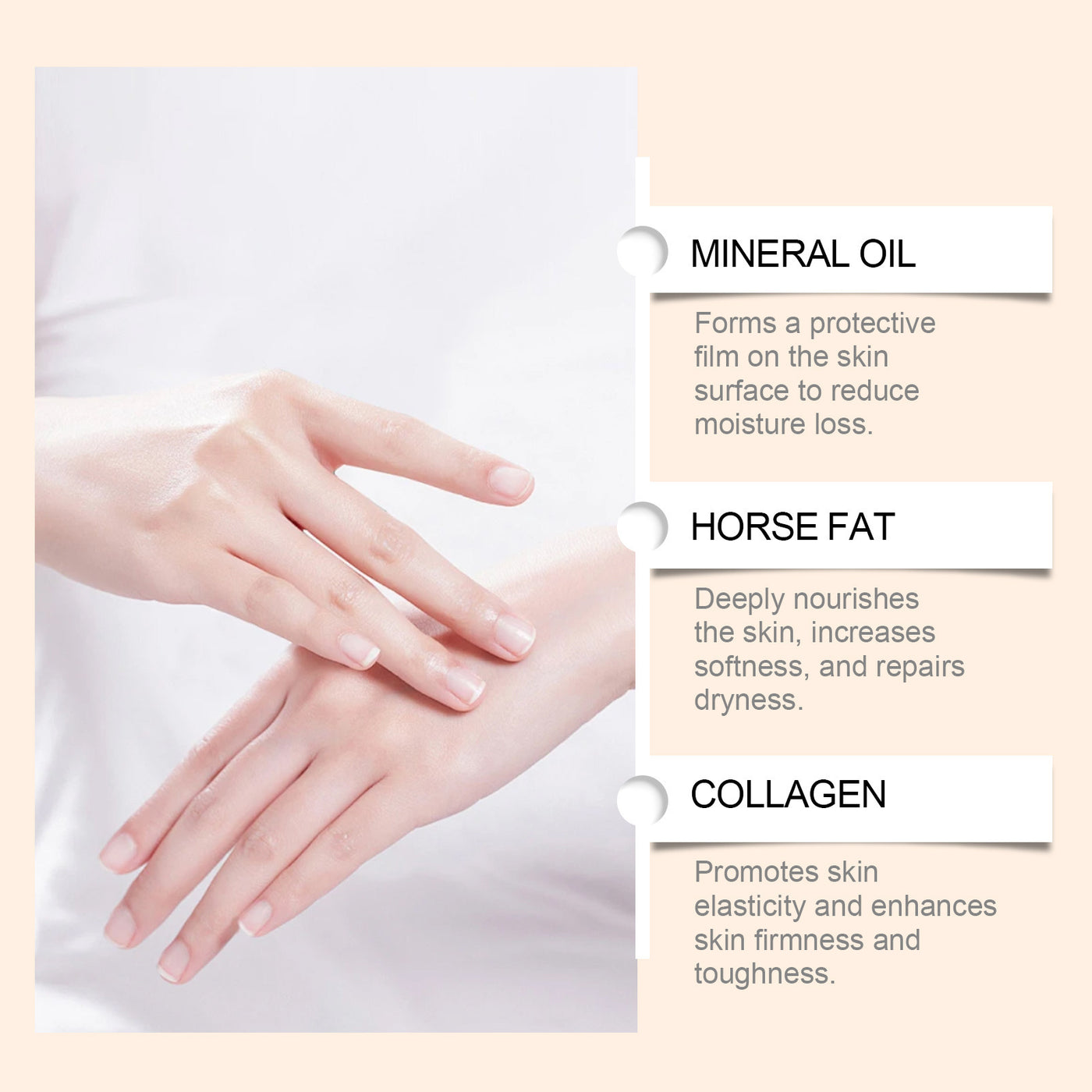 Mild Moisturizing And Nourishing Dry Hand Skin Hydrating Daily Apply Neck Cream