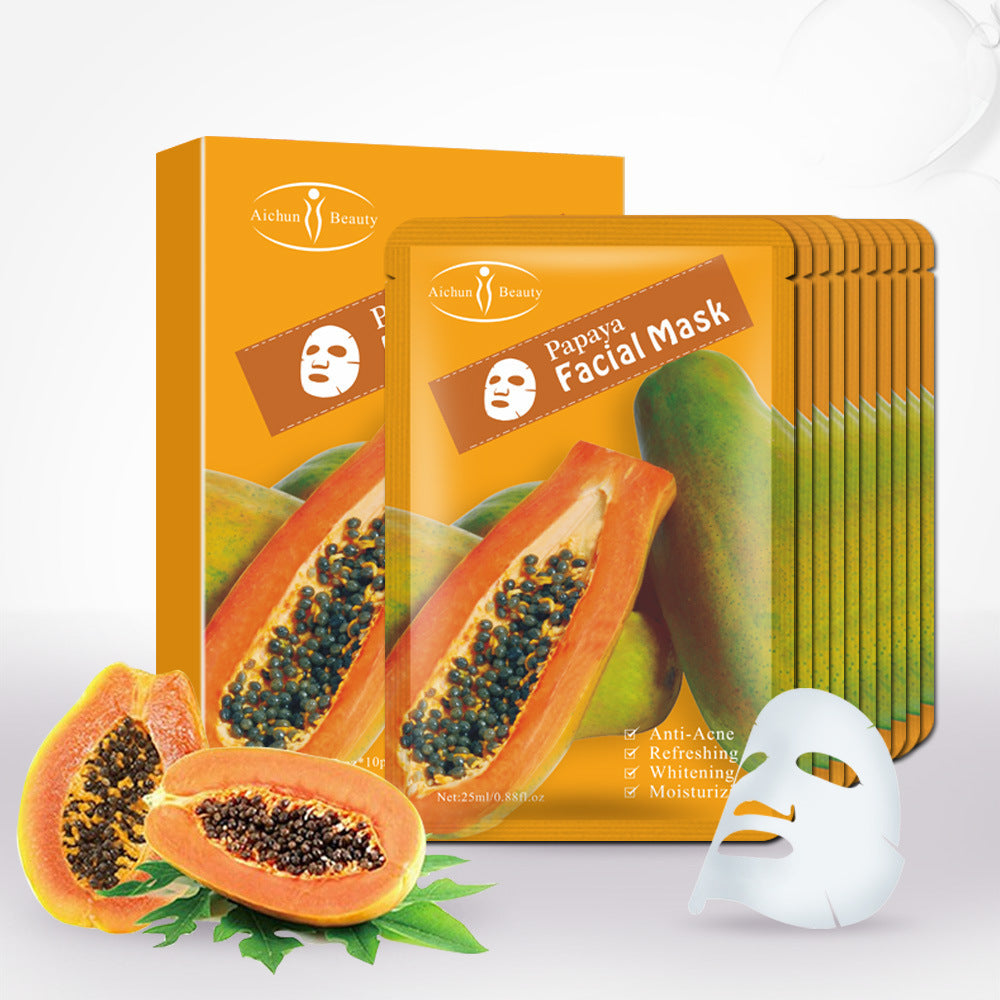 Ladies' Papaya Moisturizing Mask Sheet