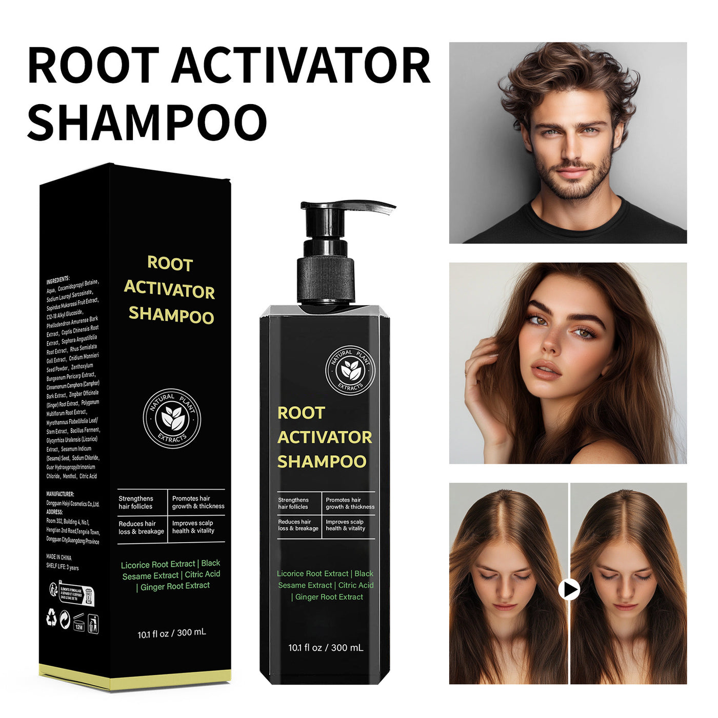 Cleansing Scalp Oil Control Anti-dandruff Nourishing Hair Root Shampoo
