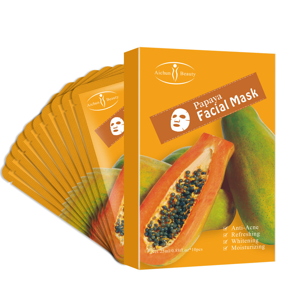 Ladies' Papaya Moisturizing Mask Sheet