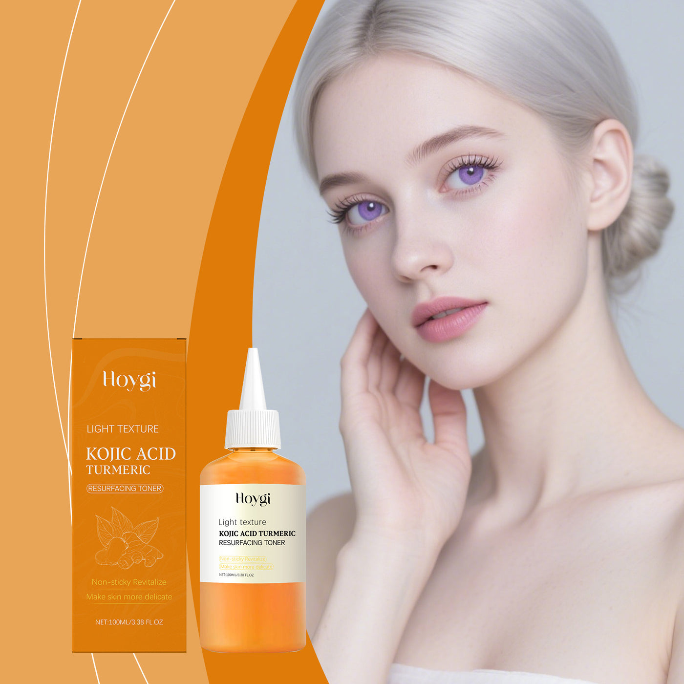 Turmeric Moisturizing Water Non-oily Skin-friendly Mild Daily Care Facial Skin
