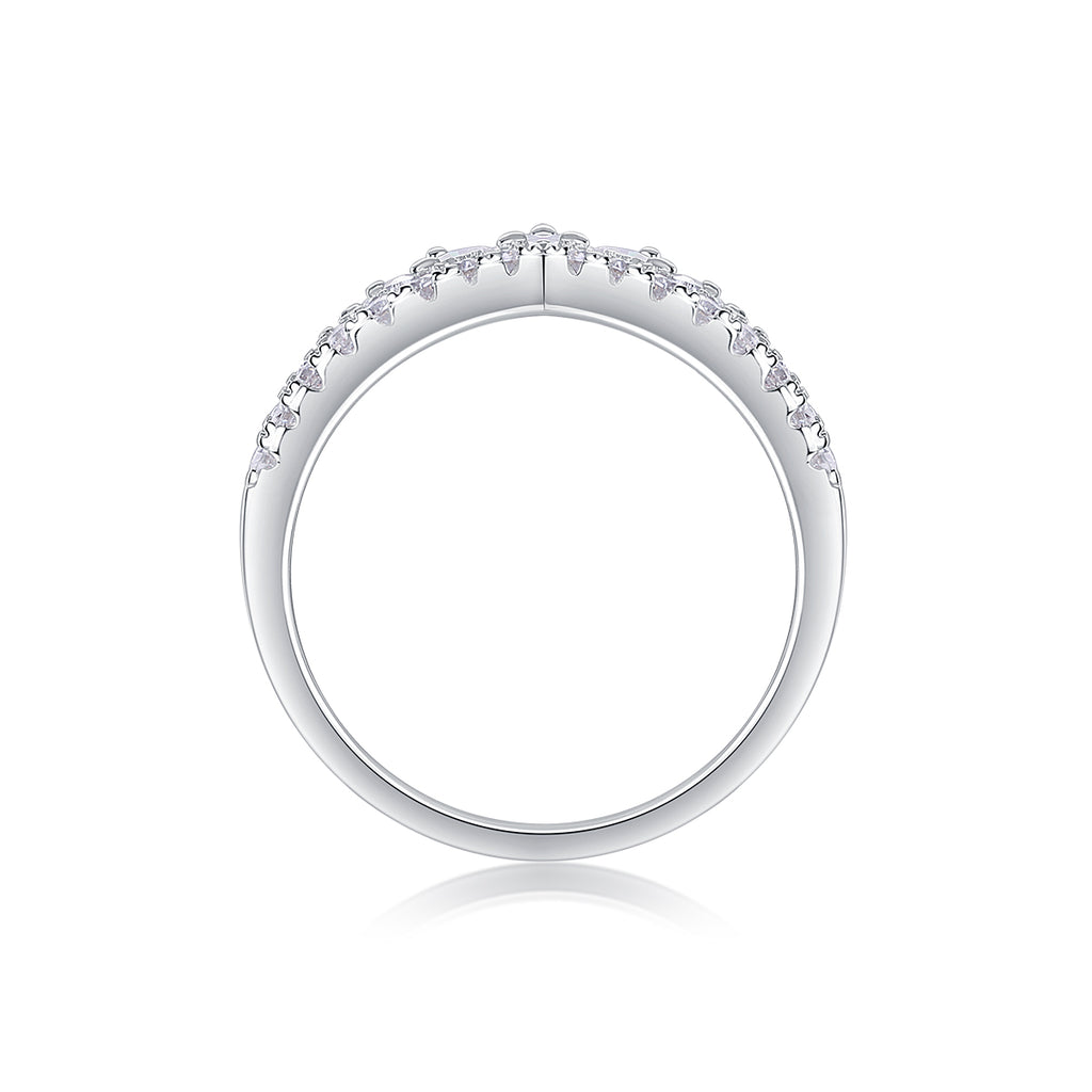 Victoire Bague Moissanite en Argent S925
