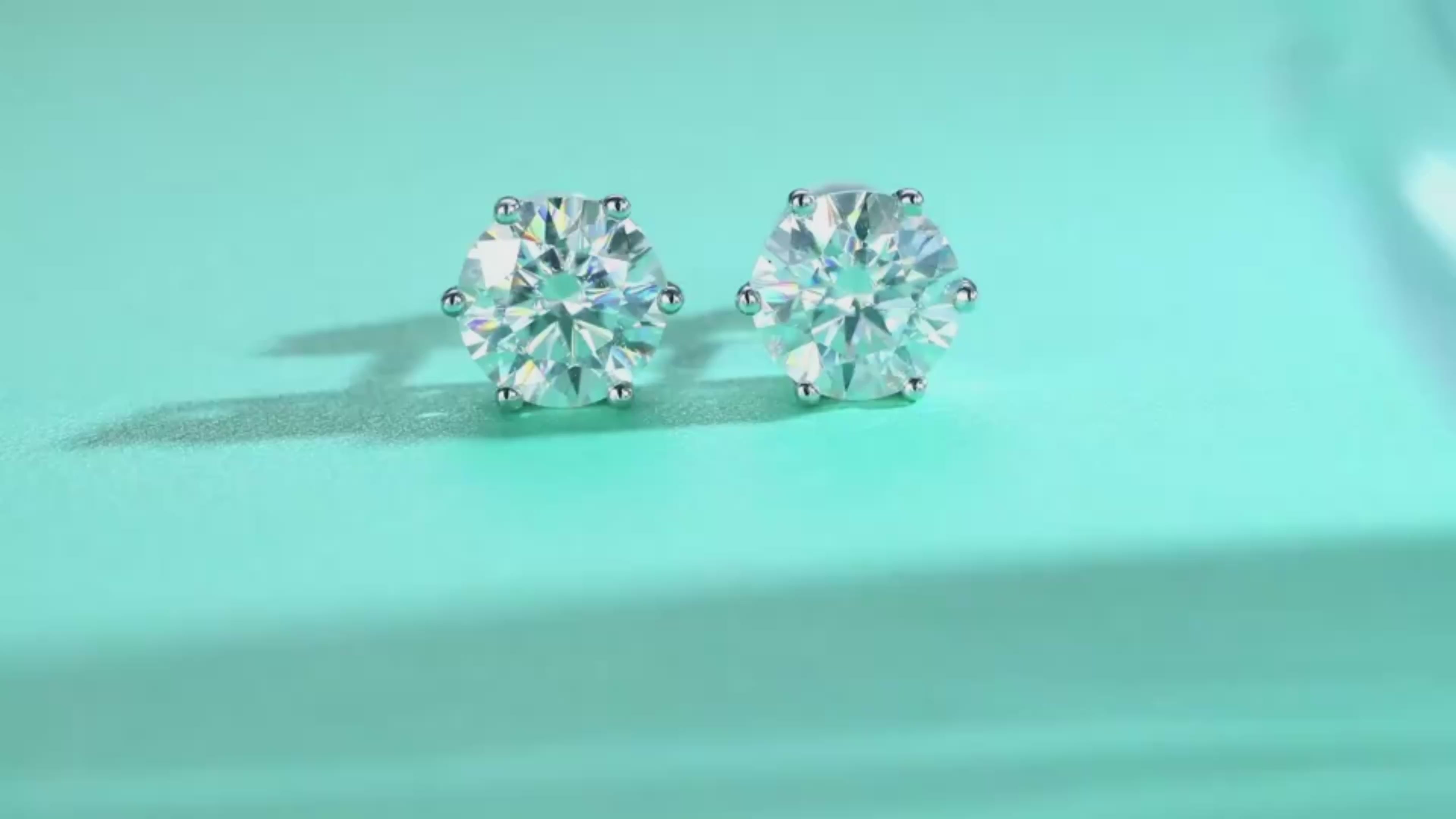 Moments Paisibles Boucles d’Oreilles Moissanite en Argent S925